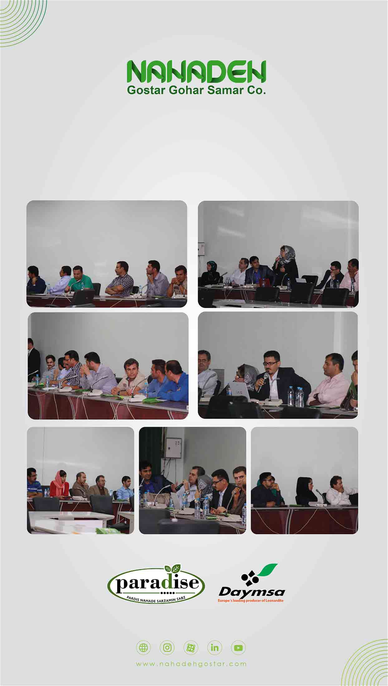 Introducing the products of Daymsa Spain in cooperation with Pardis Nahadeh Sarzamin Sabz 2014 (2)